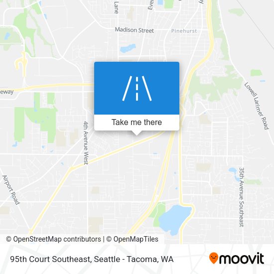 Mapa de 95th Court Southeast