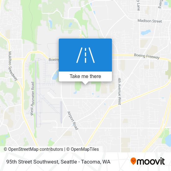 Mapa de 95th Street Southwest