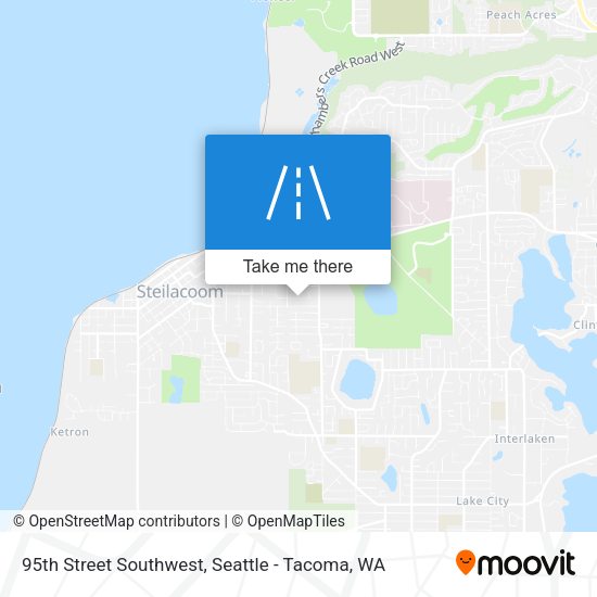 95th Street Southwest map