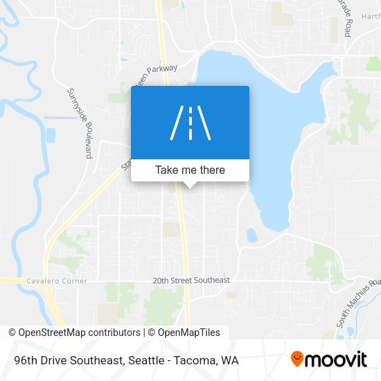 Mapa de 96th Drive Southeast