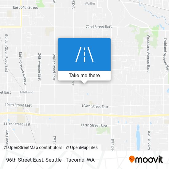 Mapa de 96th Street East