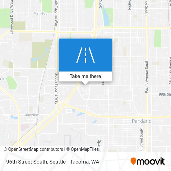 96th Street South map