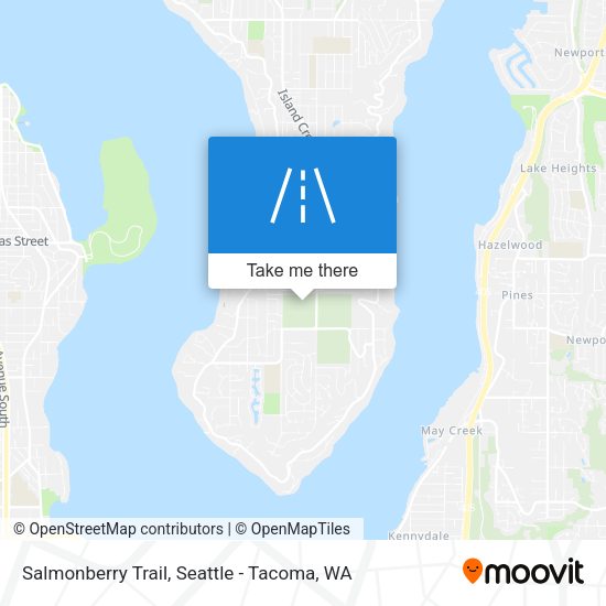 Mapa de Salmonberry Trail