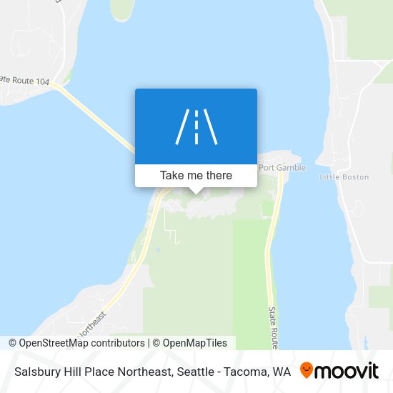 Mapa de Salsbury Hill Place Northeast