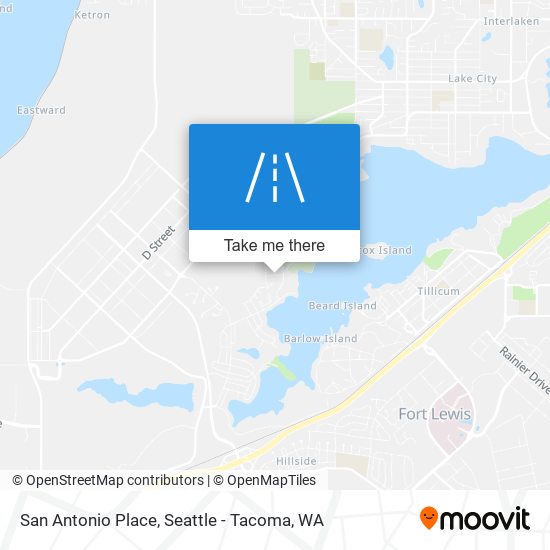 San Antonio Place map