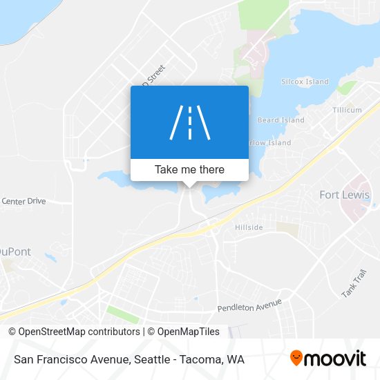 San Francisco Avenue map