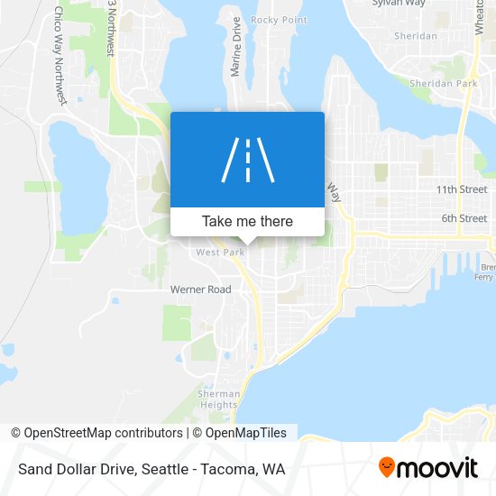Sand Dollar Drive map