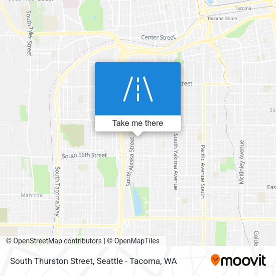 Mapa de South Thurston Street