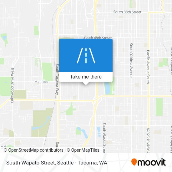 South Wapato Street map