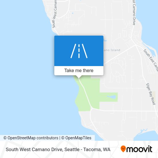 South West Camano Drive map