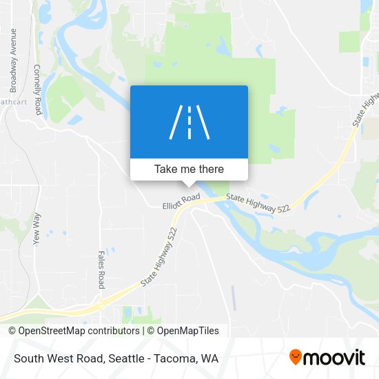 South West Road map