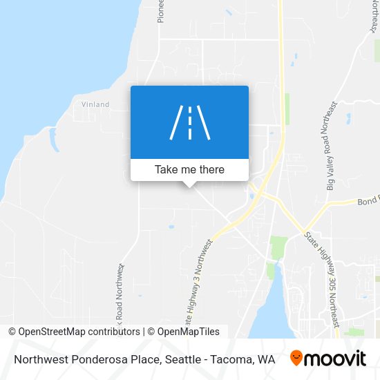 Northwest Ponderosa Place map