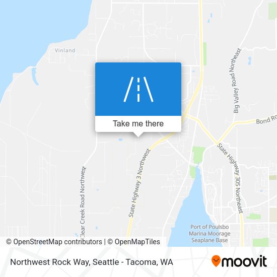 Northwest Rock Way map