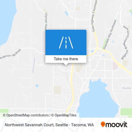 Mapa de Northwest Savannah Court