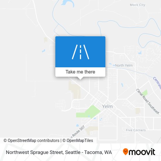 Mapa de Northwest Sprague Street