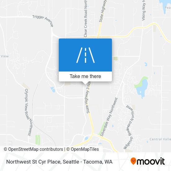 Mapa de Northwest St Cyr Place
