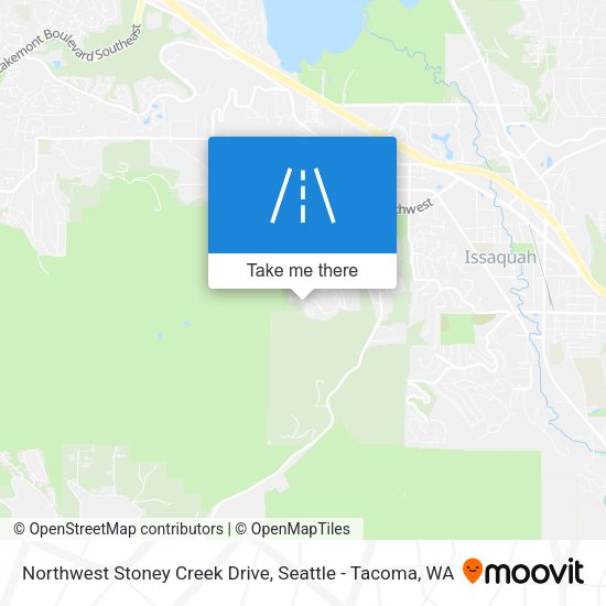 Mapa de Northwest Stoney Creek Drive