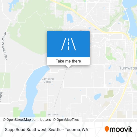 Sapp Road Southwest map