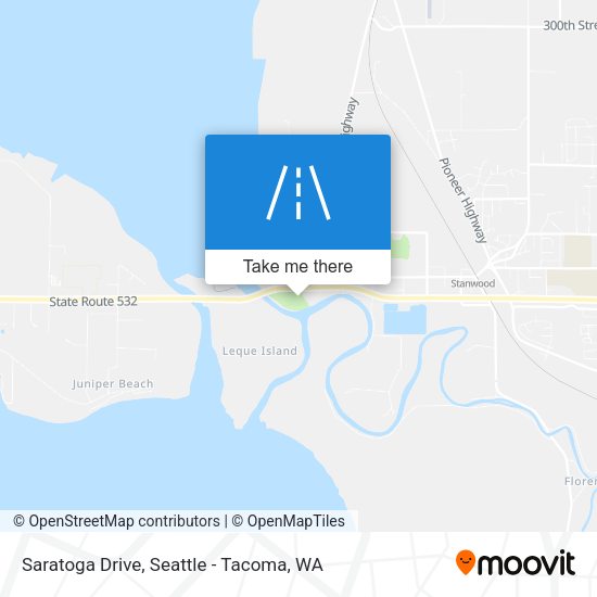 Saratoga Drive map