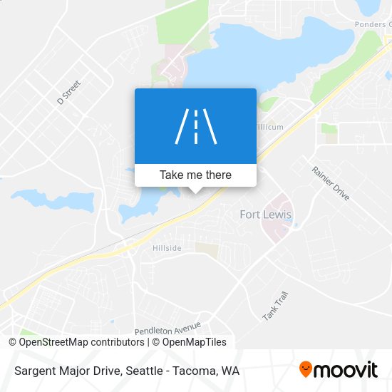 Mapa de Sargent Major Drive
