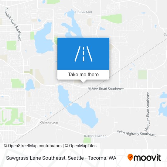 Sawgrass Lane Southeast map