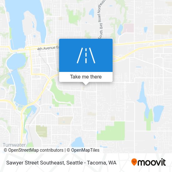 Sawyer Street Southeast map