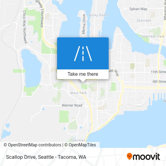 Scallop Drive map