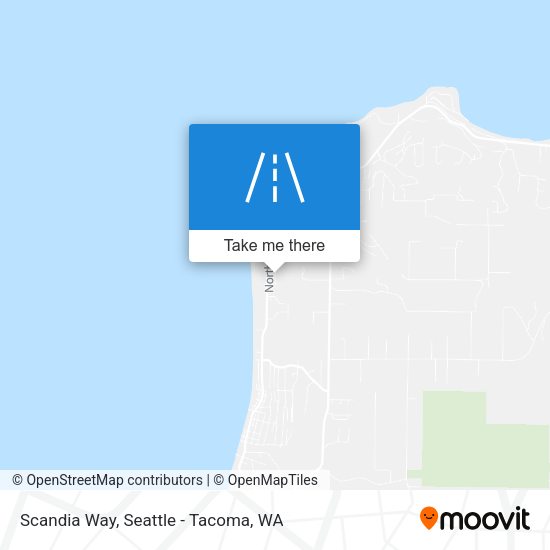 Scandia Way map