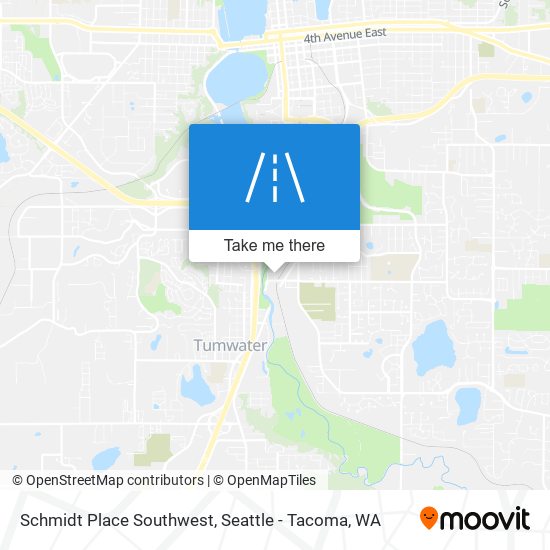 Mapa de Schmidt Place Southwest