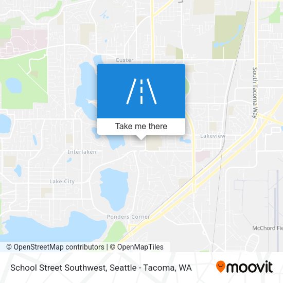 Mapa de School Street Southwest