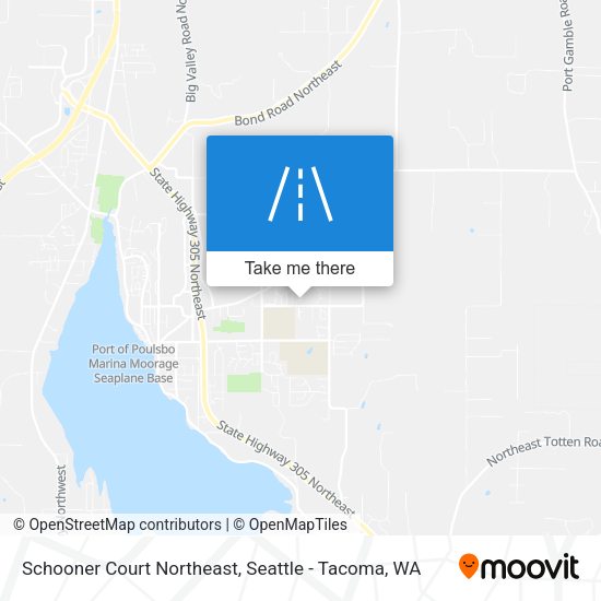 Schooner Court Northeast map