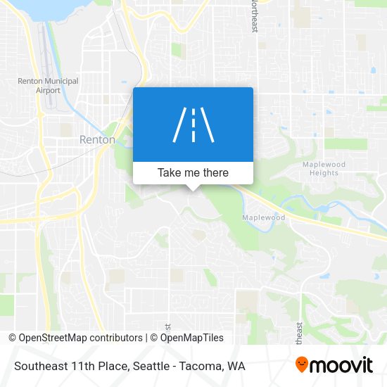 Mapa de Southeast 11th Place