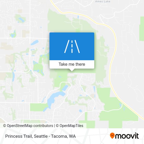 Princess Trail map