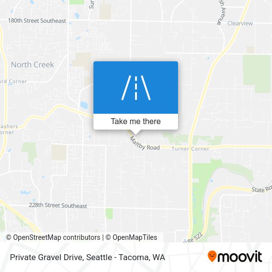 Mapa de Private Gravel Drive