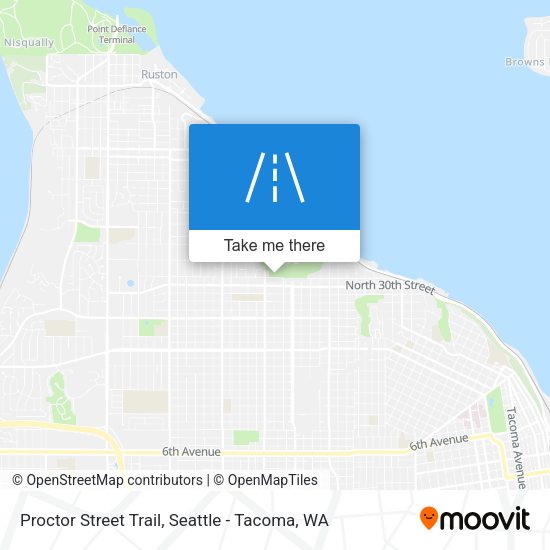 Mapa de Proctor Street Trail