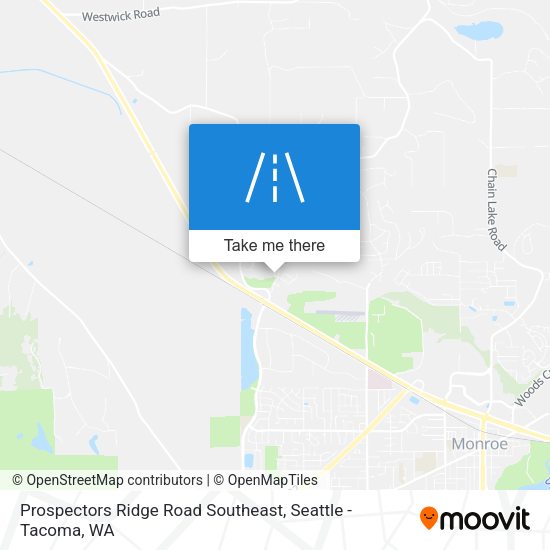 Mapa de Prospectors Ridge Road Southeast