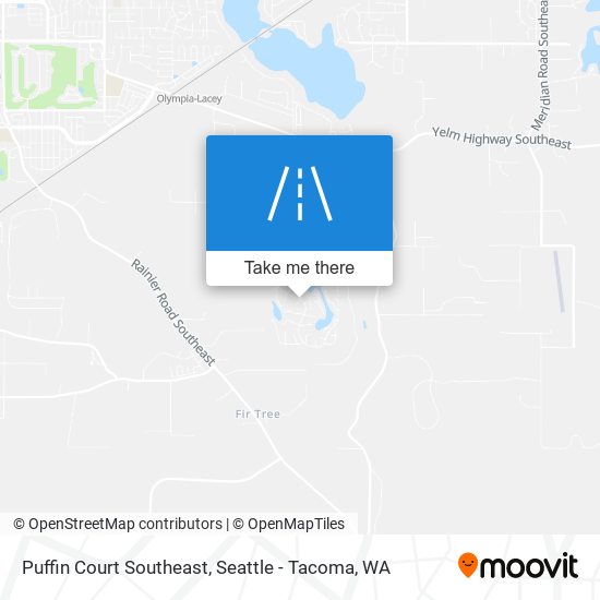 Puffin Court Southeast map