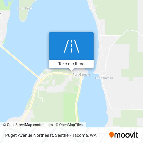 Puget Avenue Northeast map