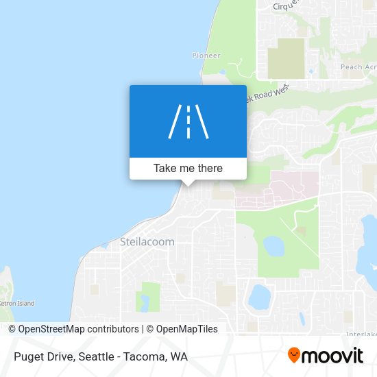 Puget Drive map