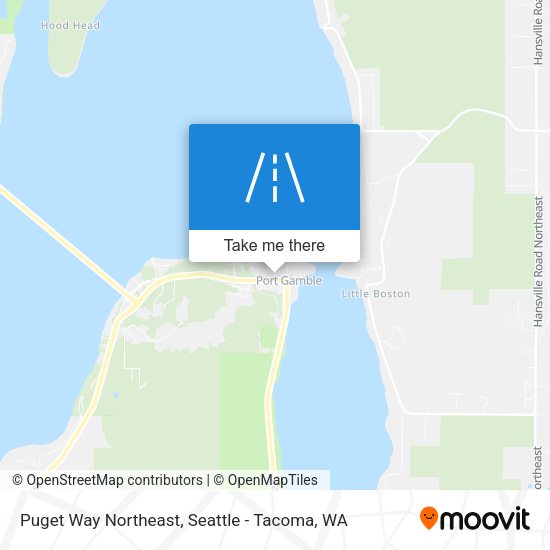 Mapa de Puget Way Northeast