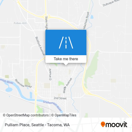 Pulliam Place map
