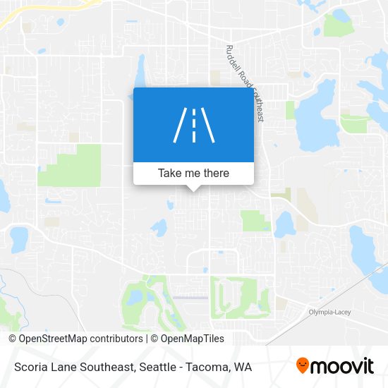 Scoria Lane Southeast map
