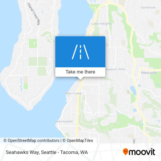 Seahawks Way map