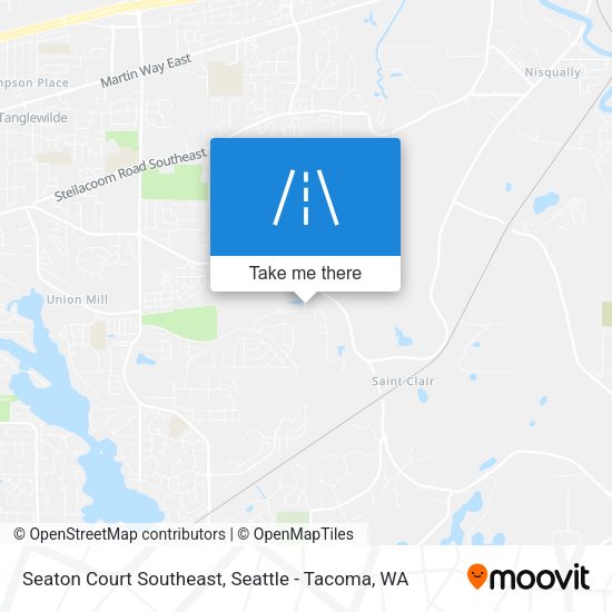 Mapa de Seaton Court Southeast