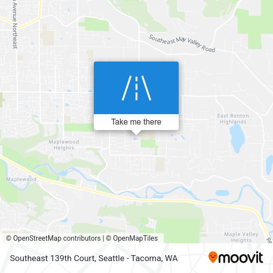 Mapa de Southeast 139th Court