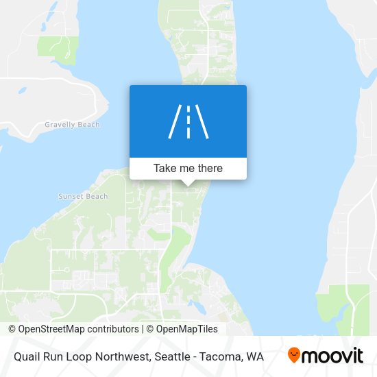 Mapa de Quail Run Loop Northwest