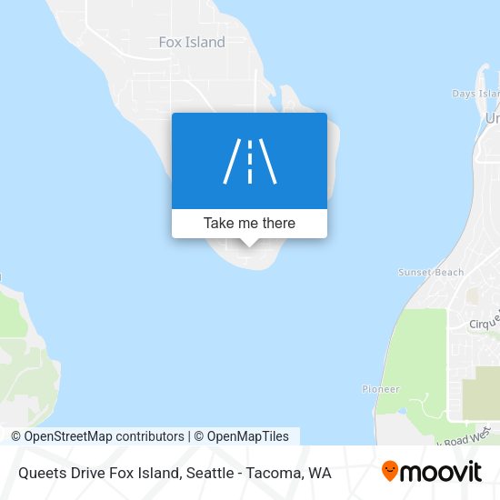 Mapa de Queets Drive Fox Island