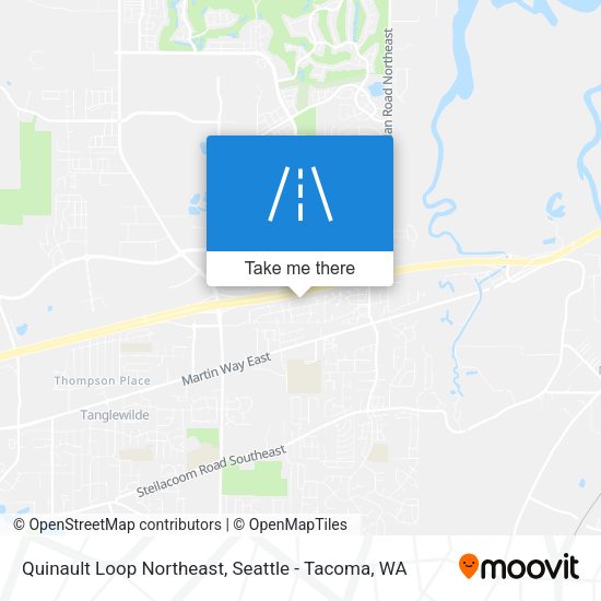 Mapa de Quinault Loop Northeast