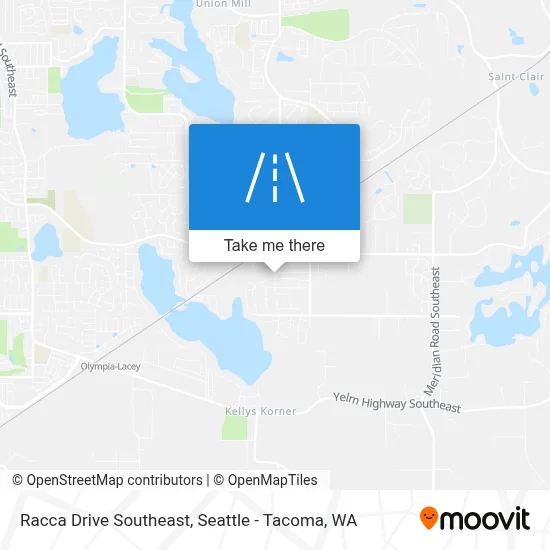 Racca Drive Southeast map