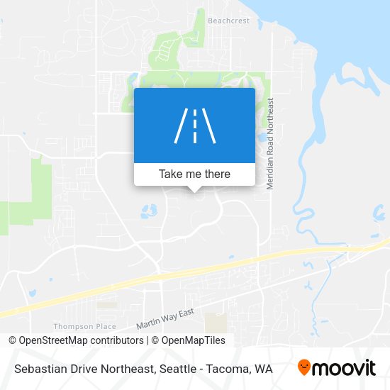 Mapa de Sebastian Drive Northeast